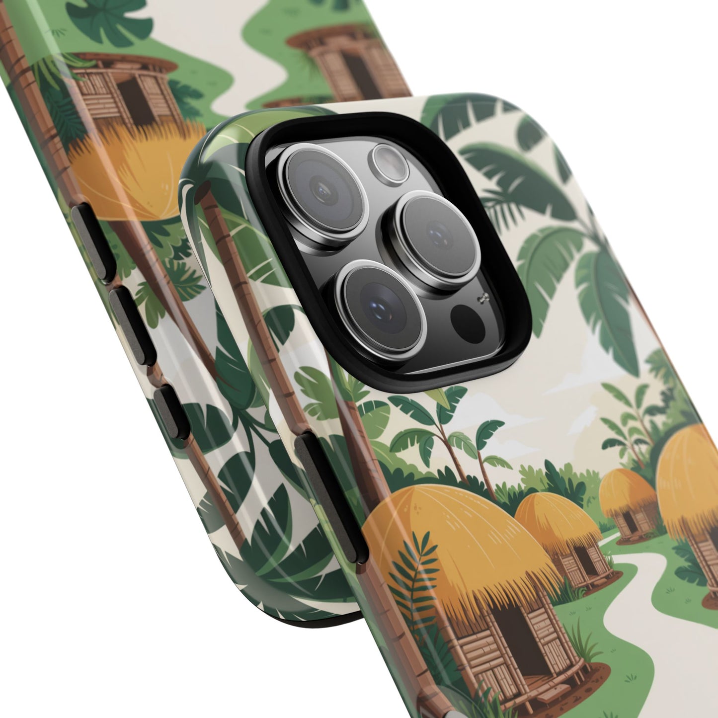 Papuan Honai House Design - 2 - Phone Case