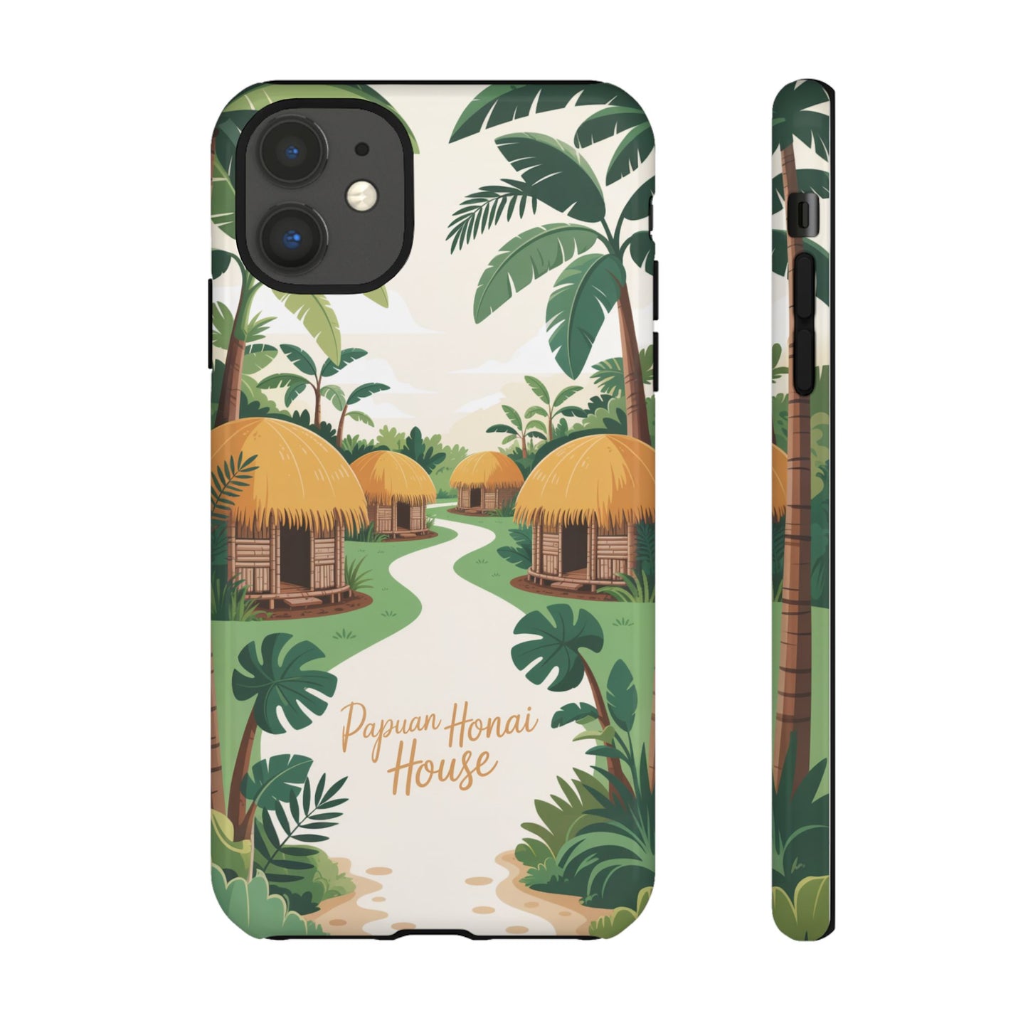 Papuan Honai House Design - 2 - Phone Case