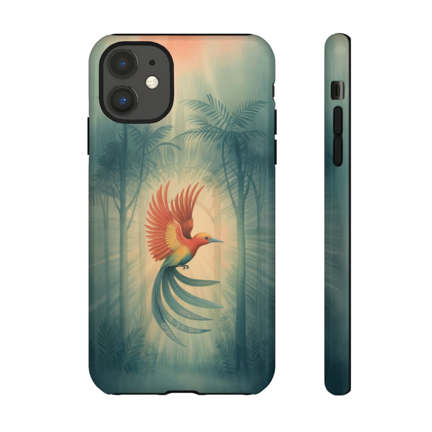 Bird Of Paradise Retro - Phone Case