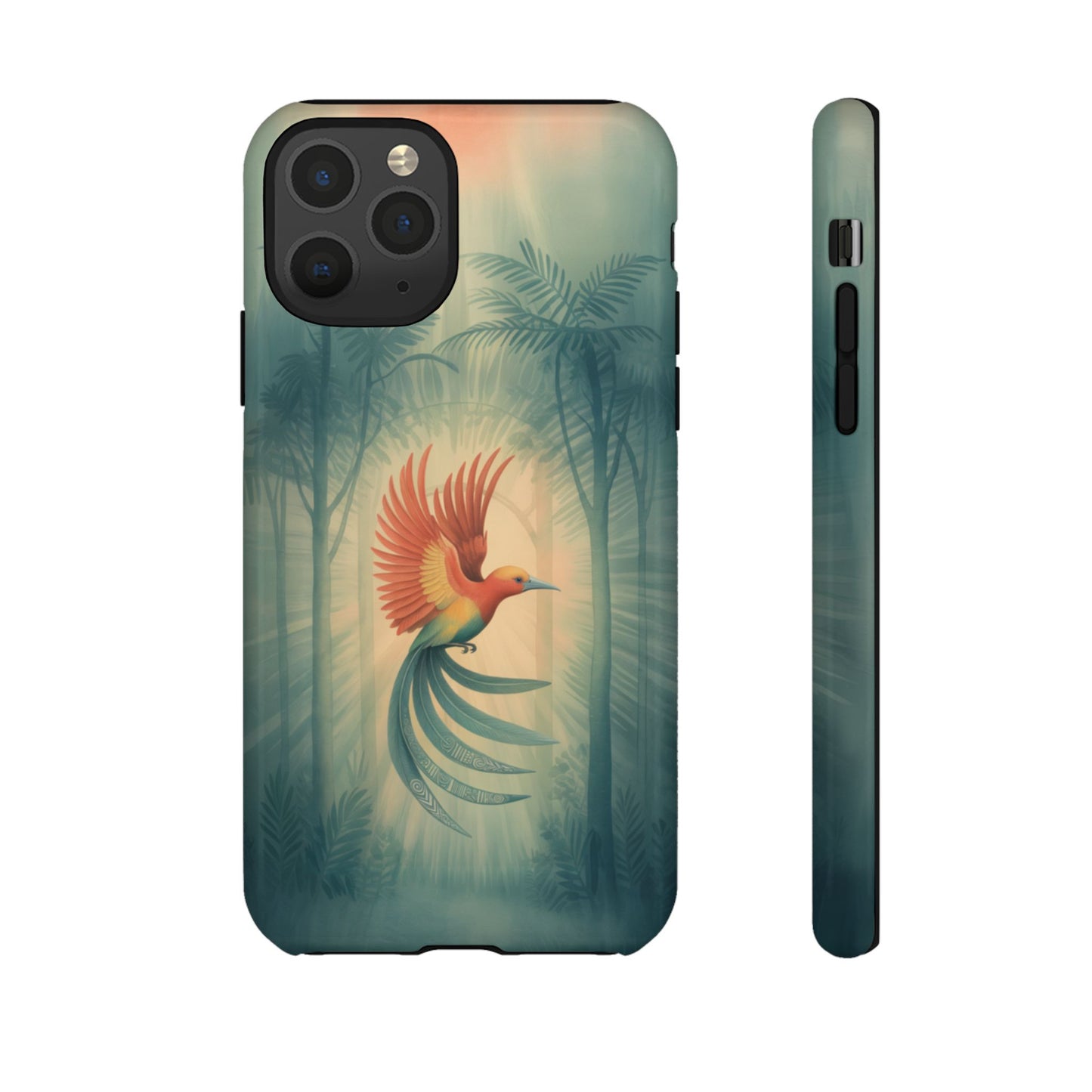 Bird Of Paradise Retro - Phone Case