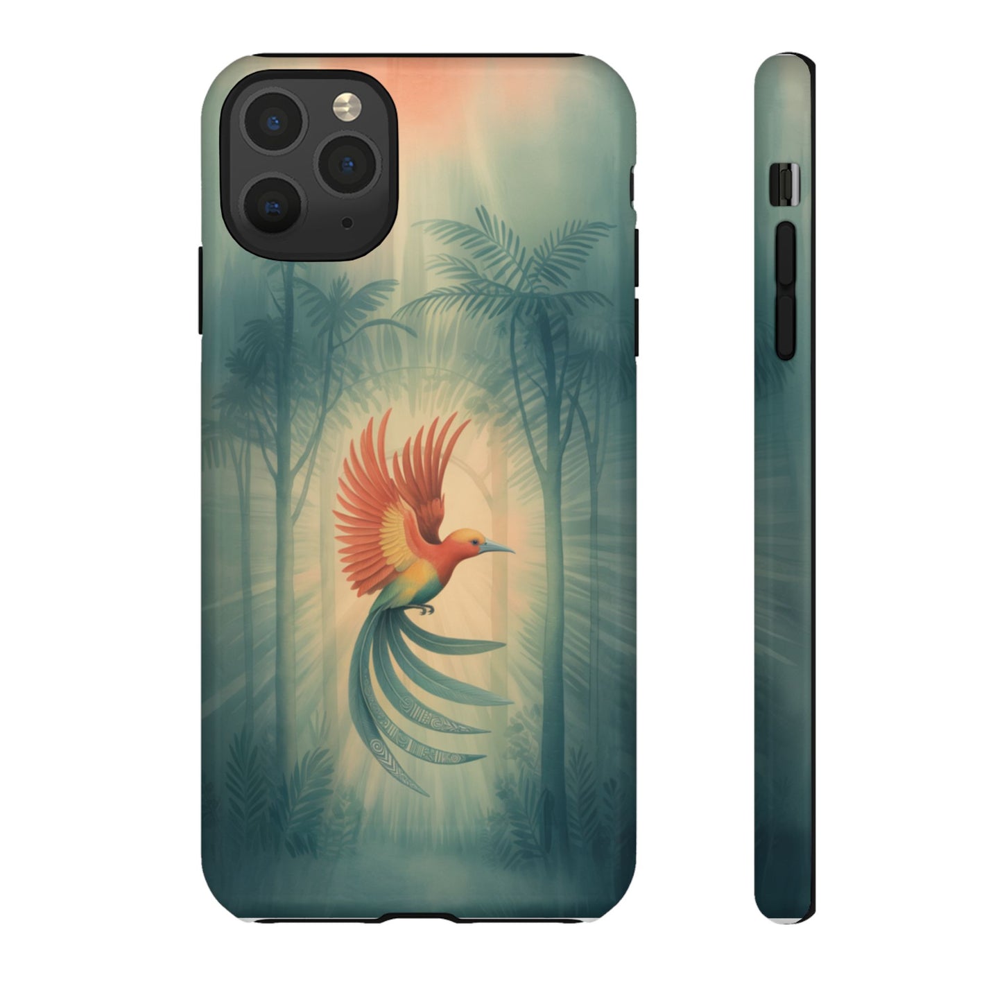 Bird Of Paradise Retro - Phone Case