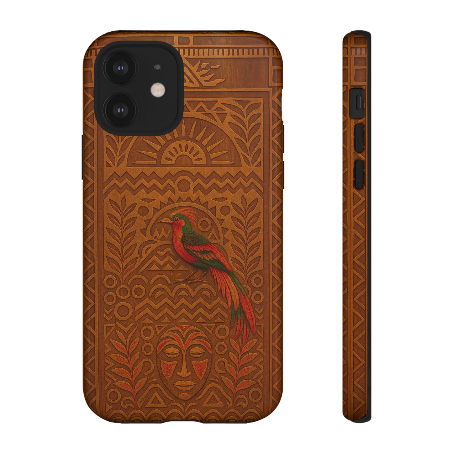 Phone Case - Raggiana and Traditional Mask Tough Case