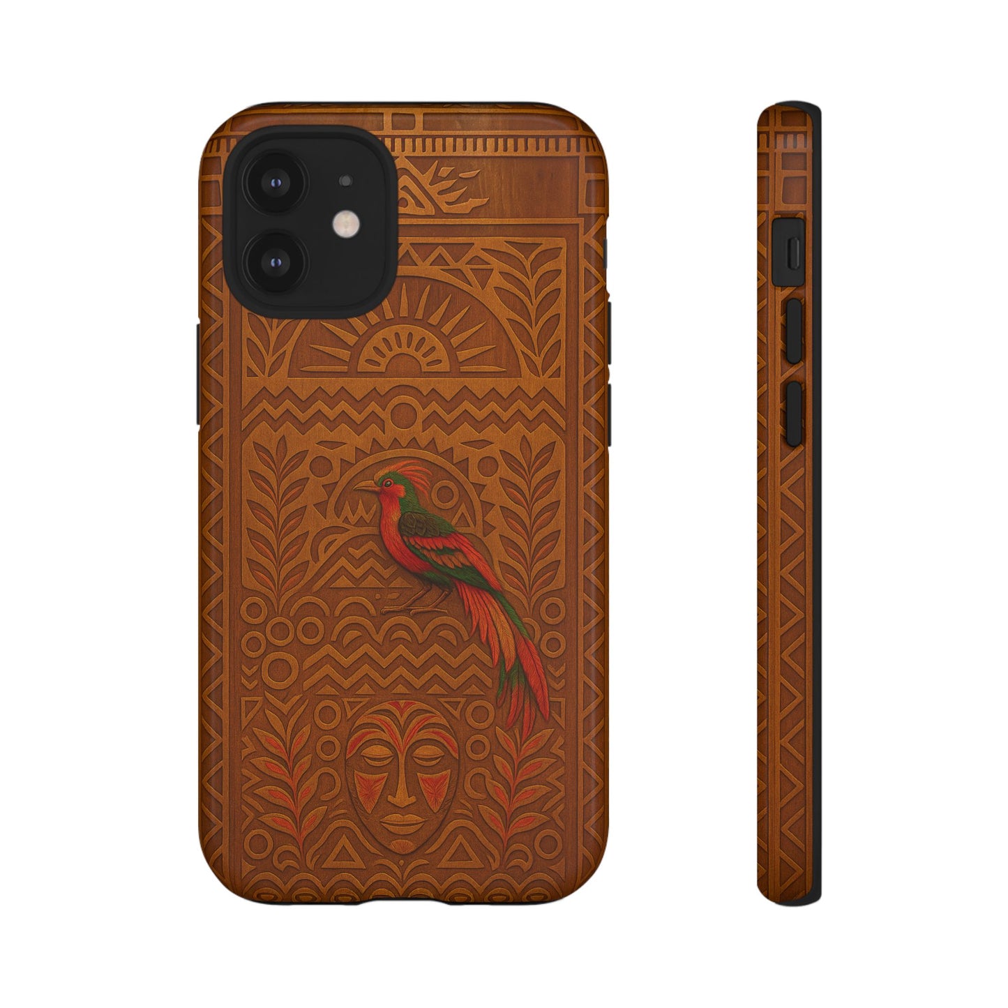 Phone Case - Raggiana and Traditional Mask Tough Case