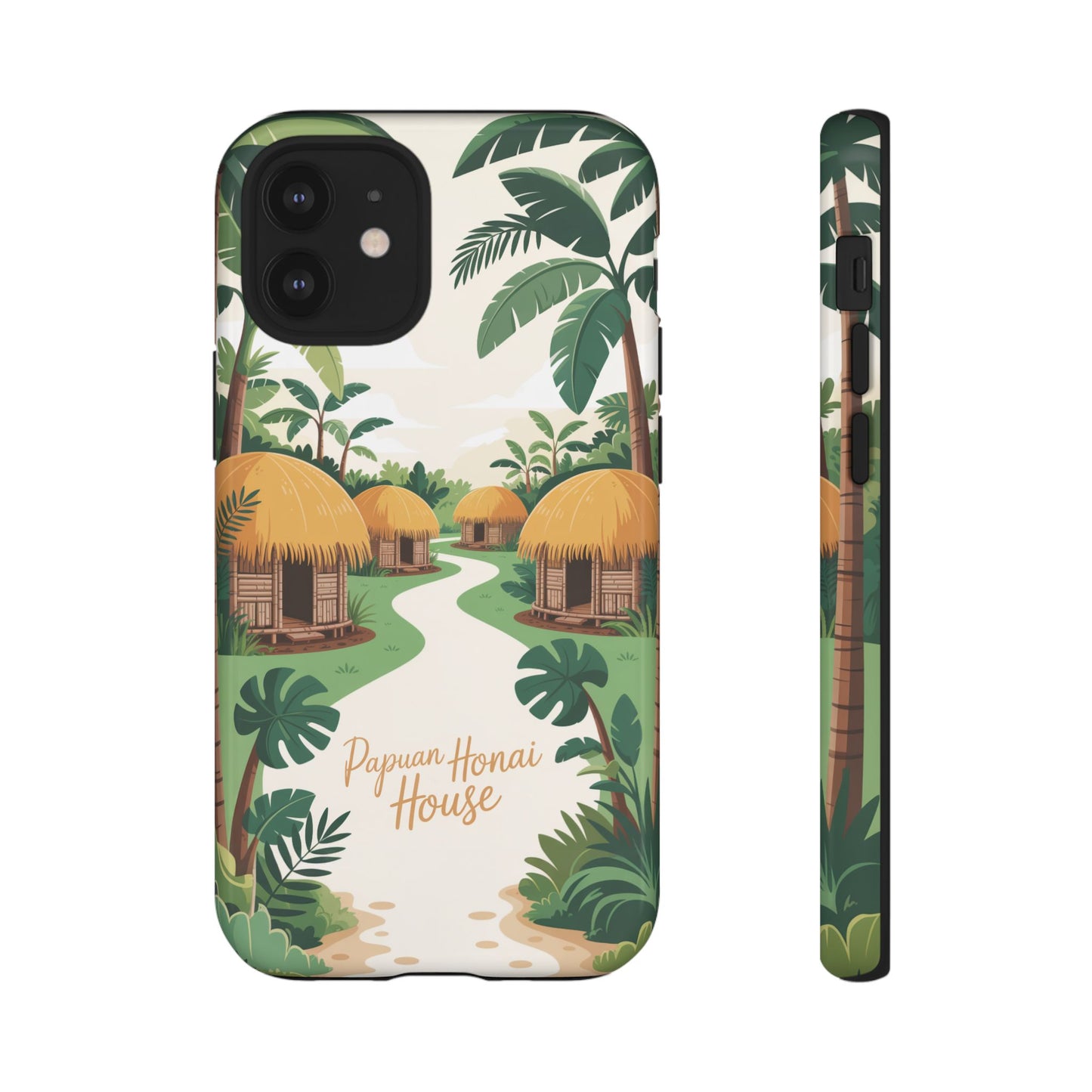 Papuan Honai House Design - 2 - Phone Case