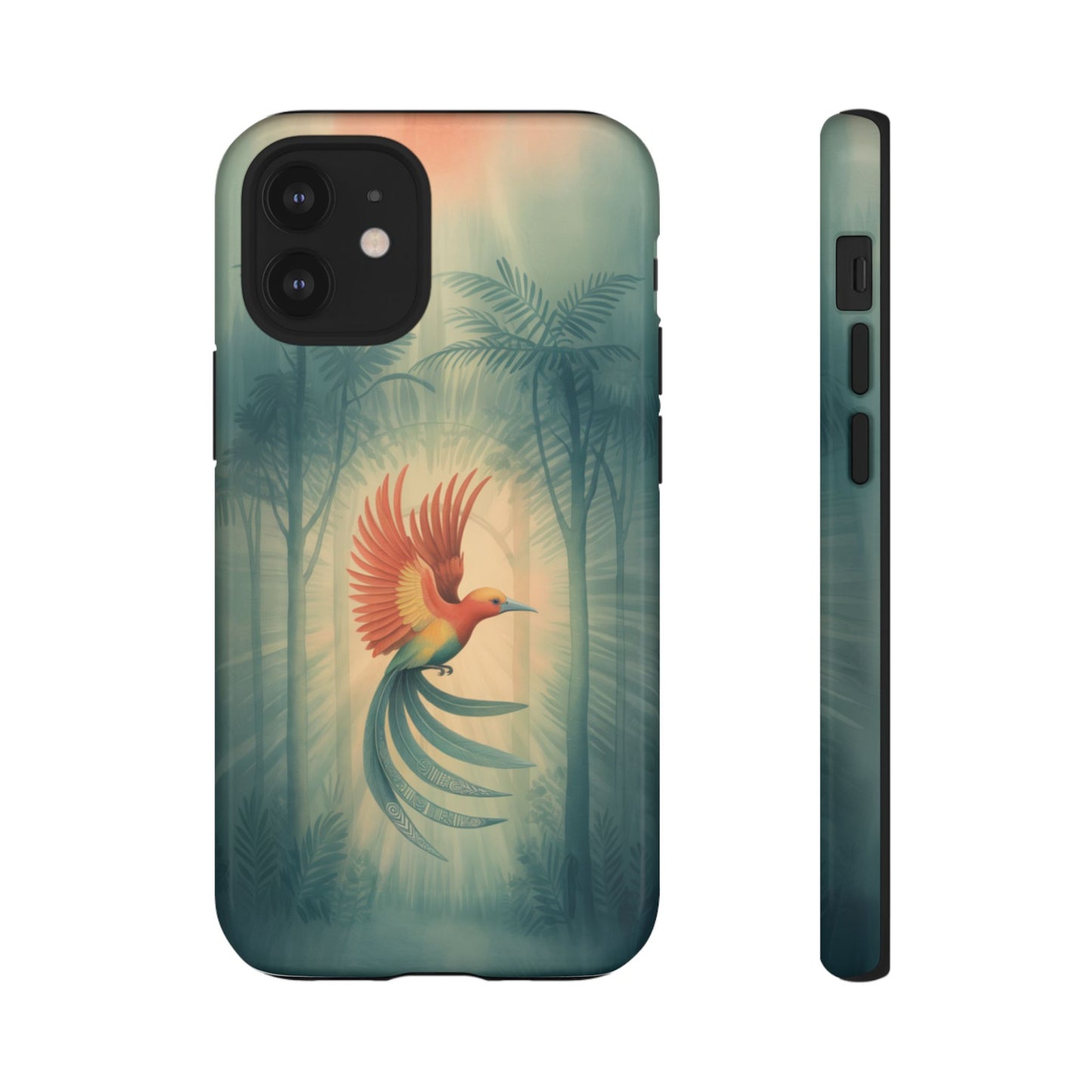 Bird Of Paradise Retro - Phone Case