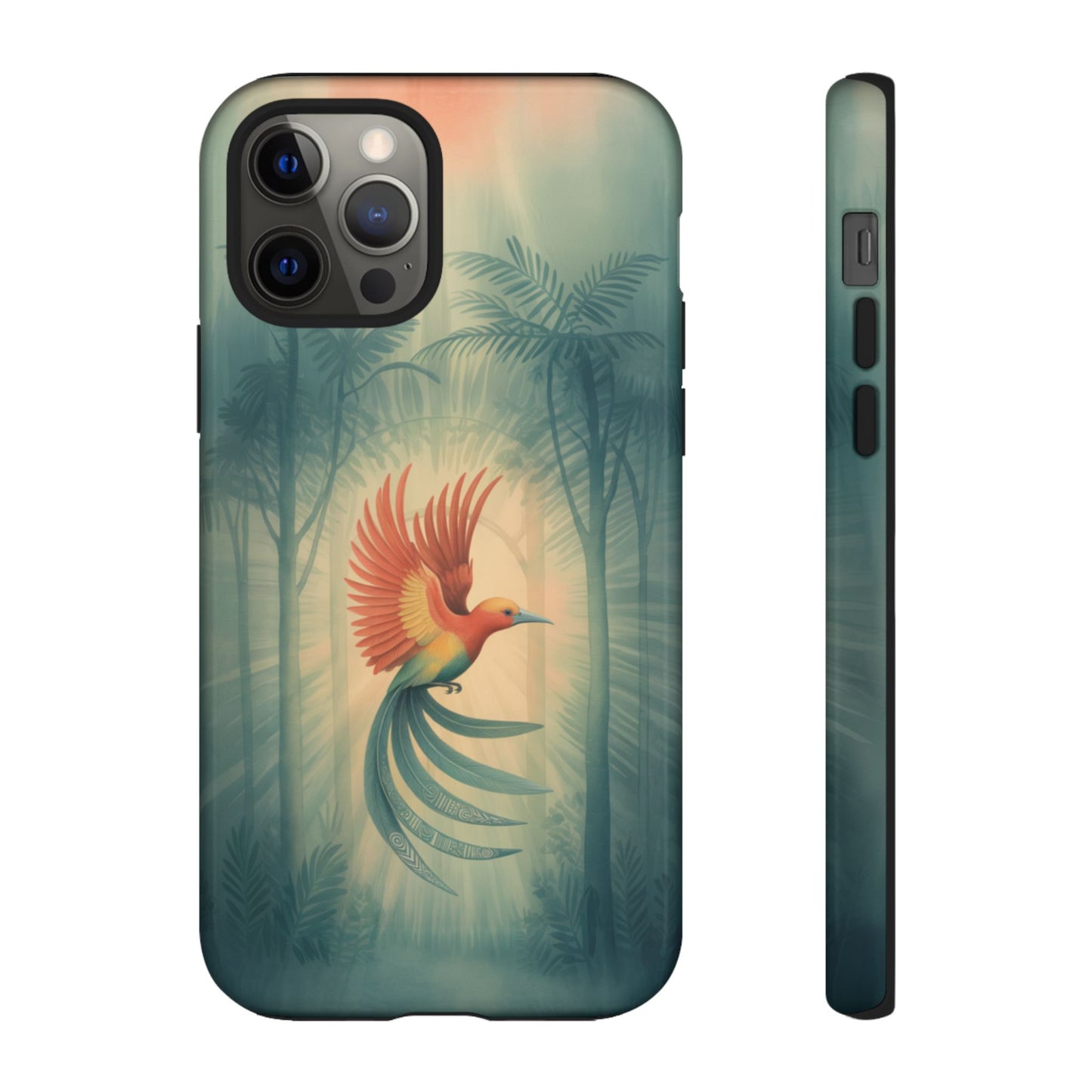 Bird Of Paradise Retro - Phone Case