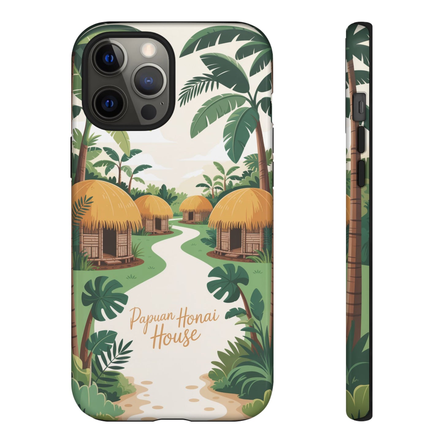 Papuan Honai House Design - 2 - Phone Case