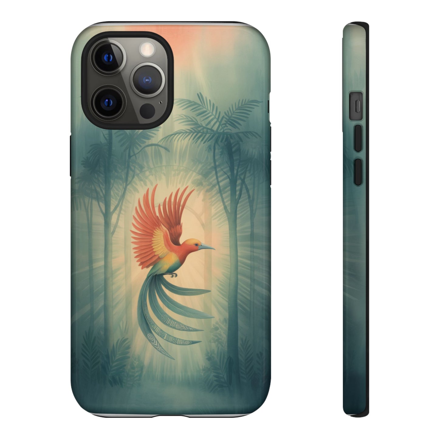Bird Of Paradise Retro - Phone Case
