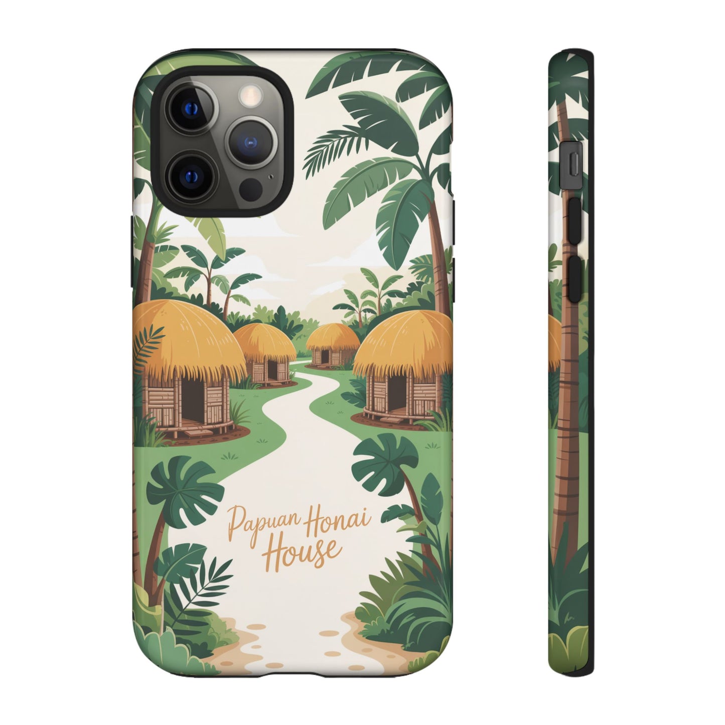 Papuan Honai House Design - 2 - Phone Case