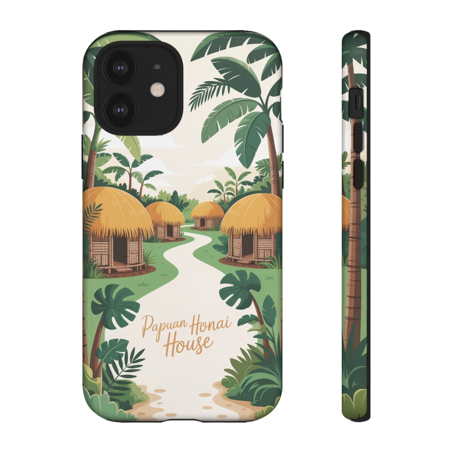 Papuan Honai House Design - 2 - Phone Case