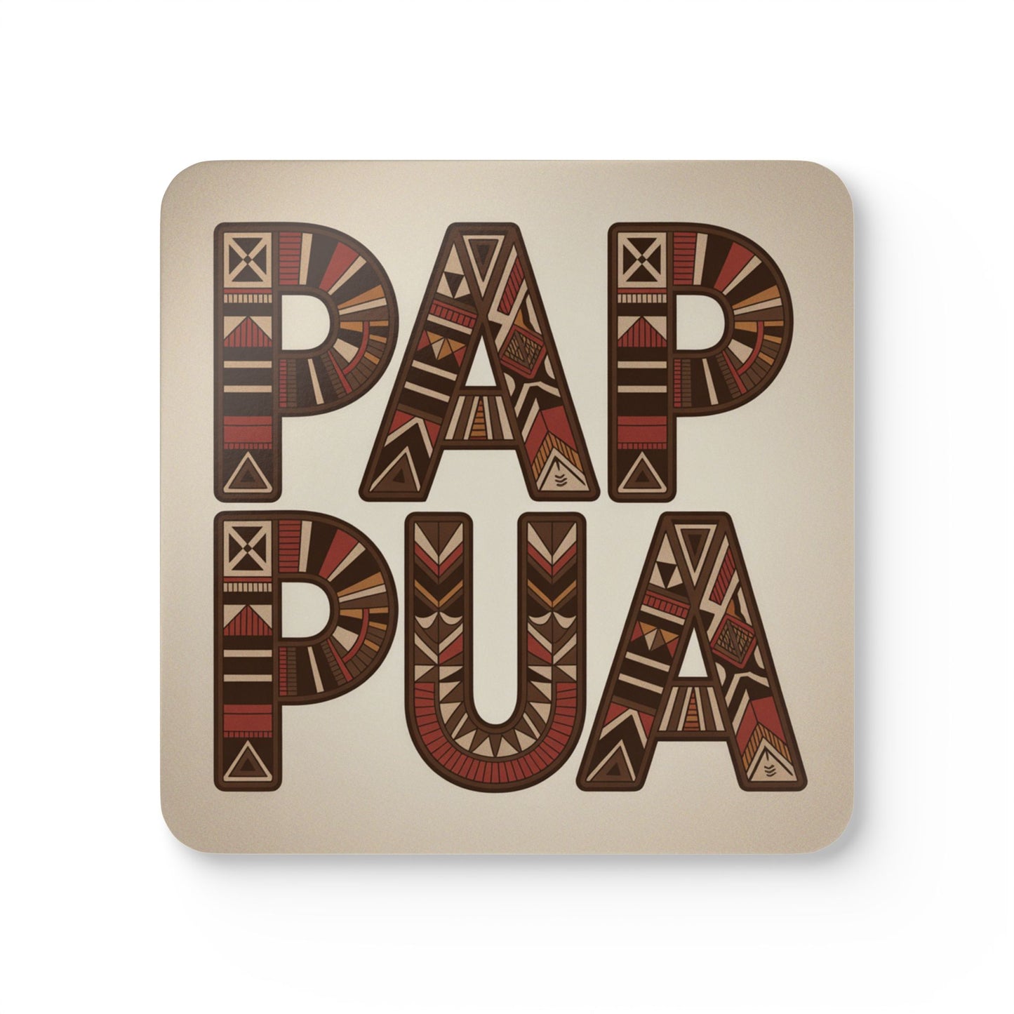 PAPUA Coaster Set – 4-Pack Drink Coasters | Durable MDF with Aircraft Graphic