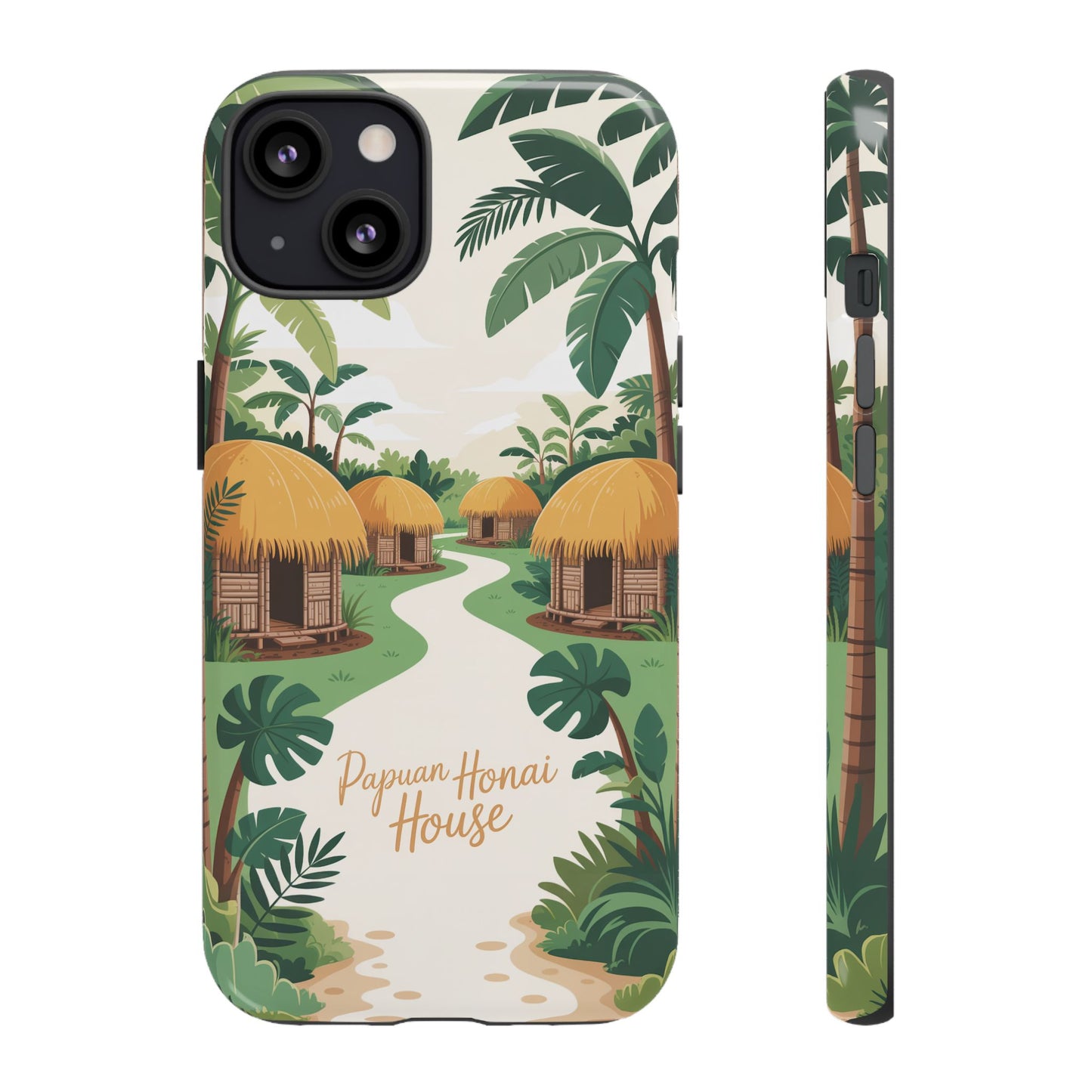 Papuan Honai House Design - 2 - Phone Case