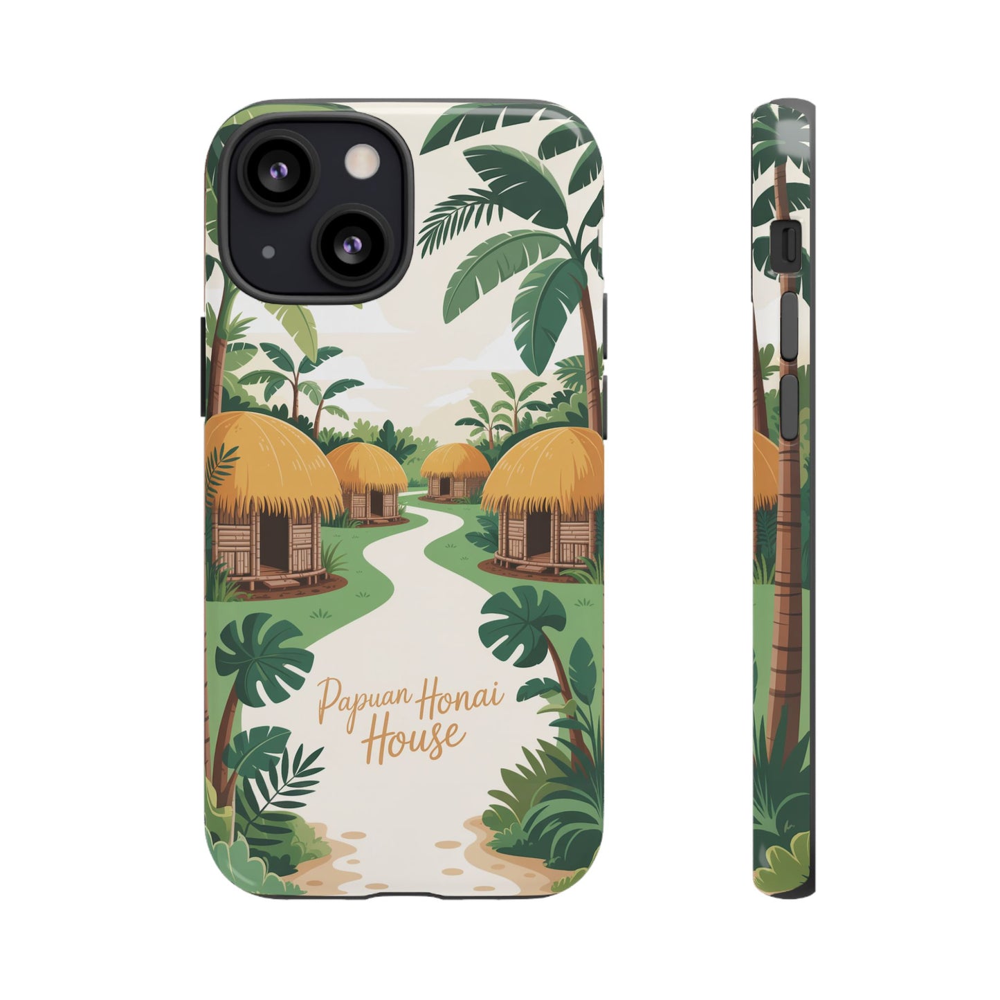Papuan Honai House Design - 2 - Phone Case