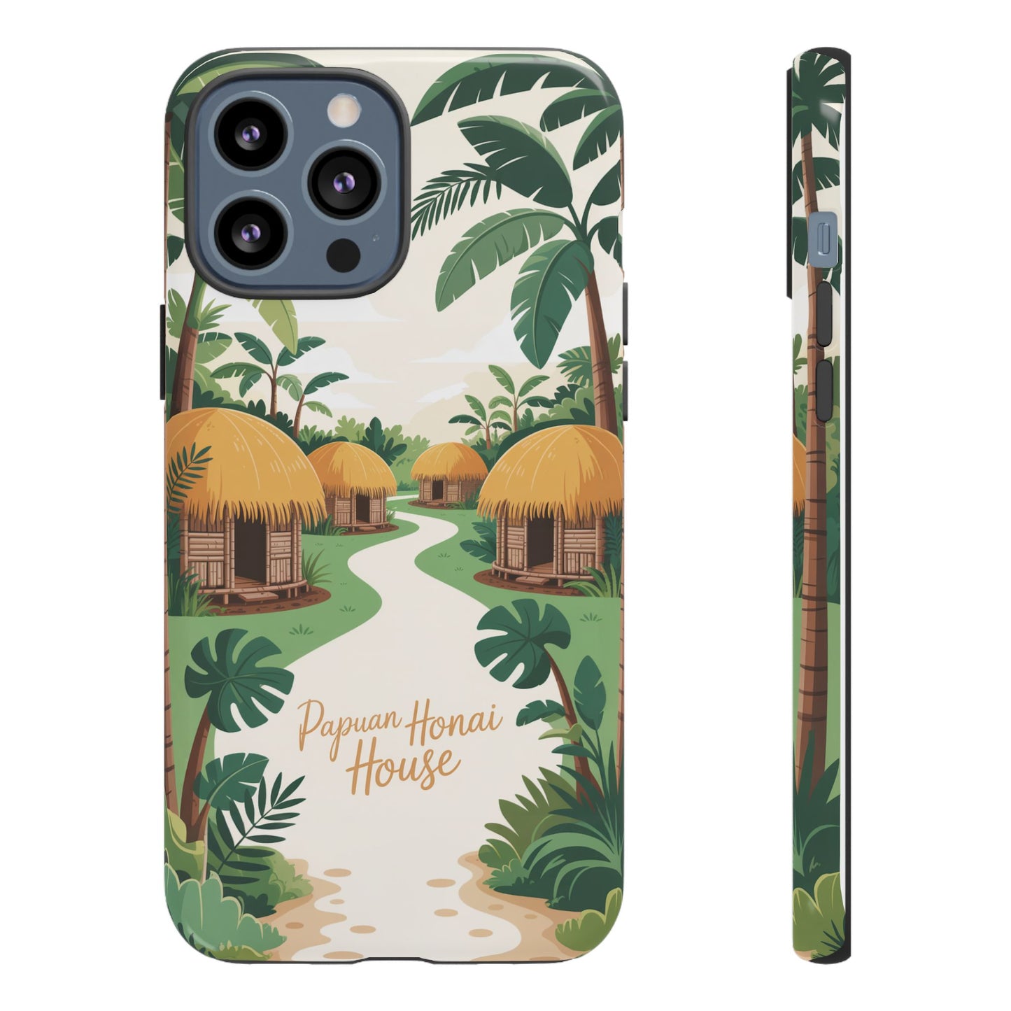 Papuan Honai House Design - 2 - Phone Case