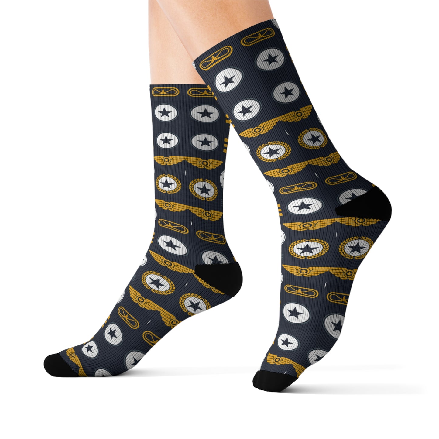 Captain’s Badge Socks – Designed for Skybound Souls