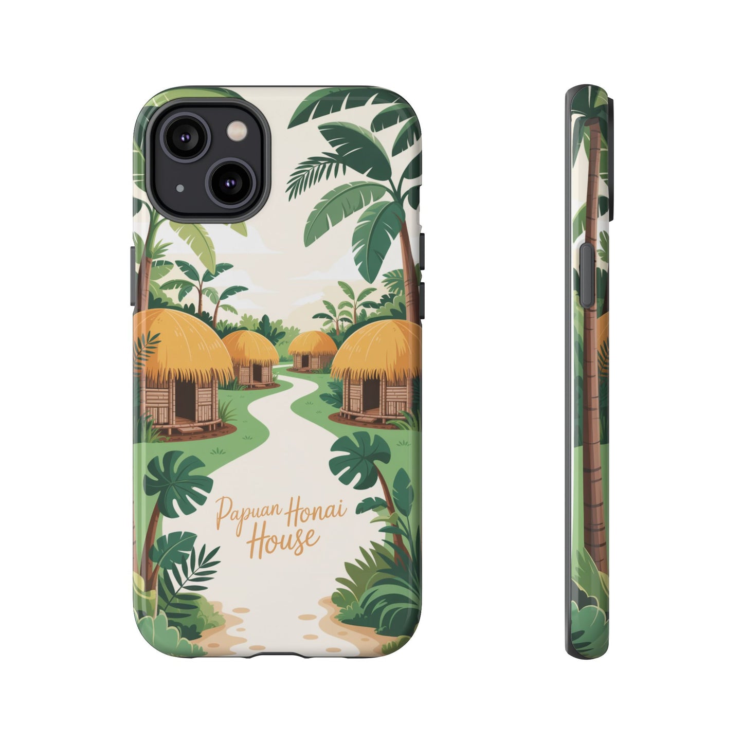 Papuan Honai House Design - 2 - Phone Case
