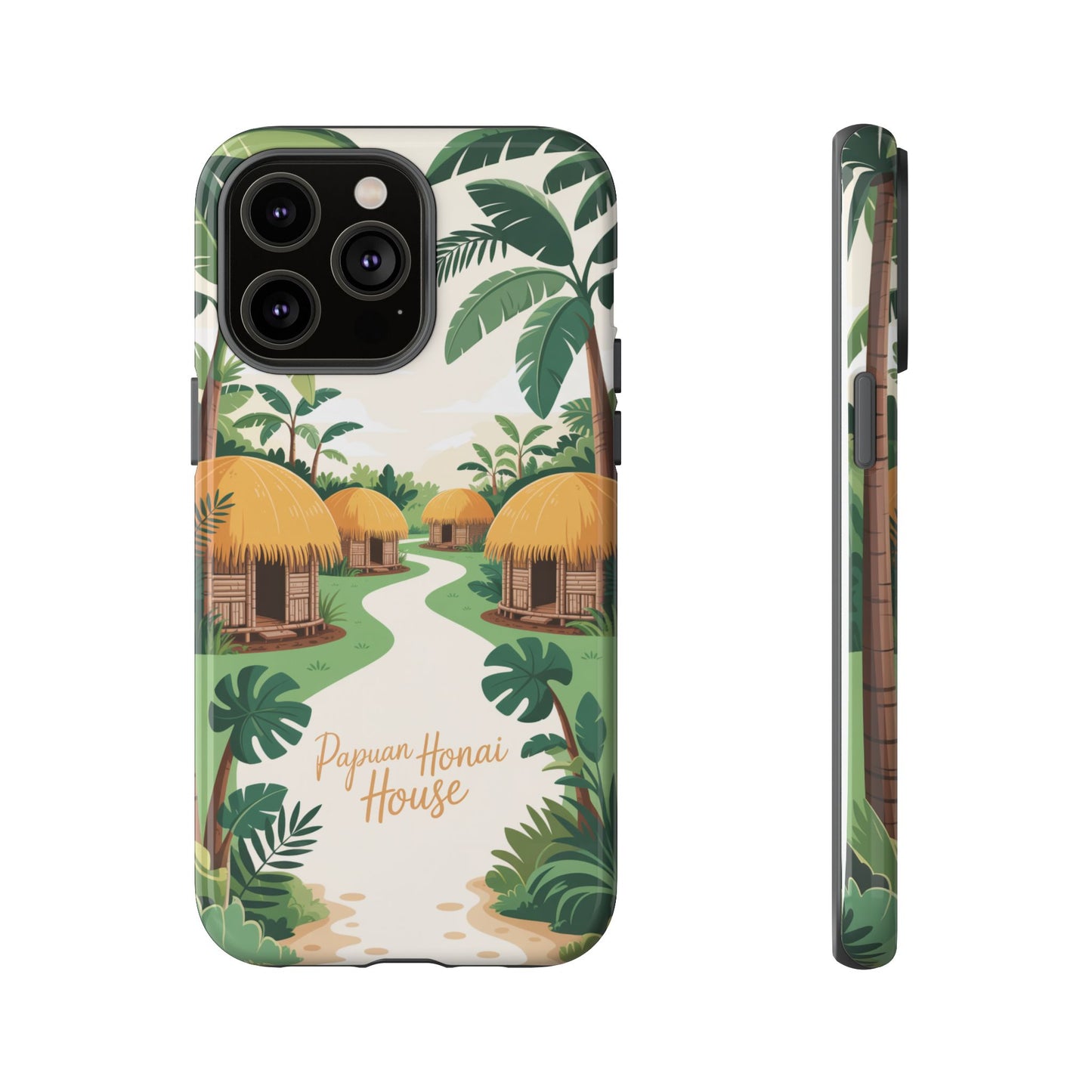 Papuan Honai House Design - 2 - Phone Case