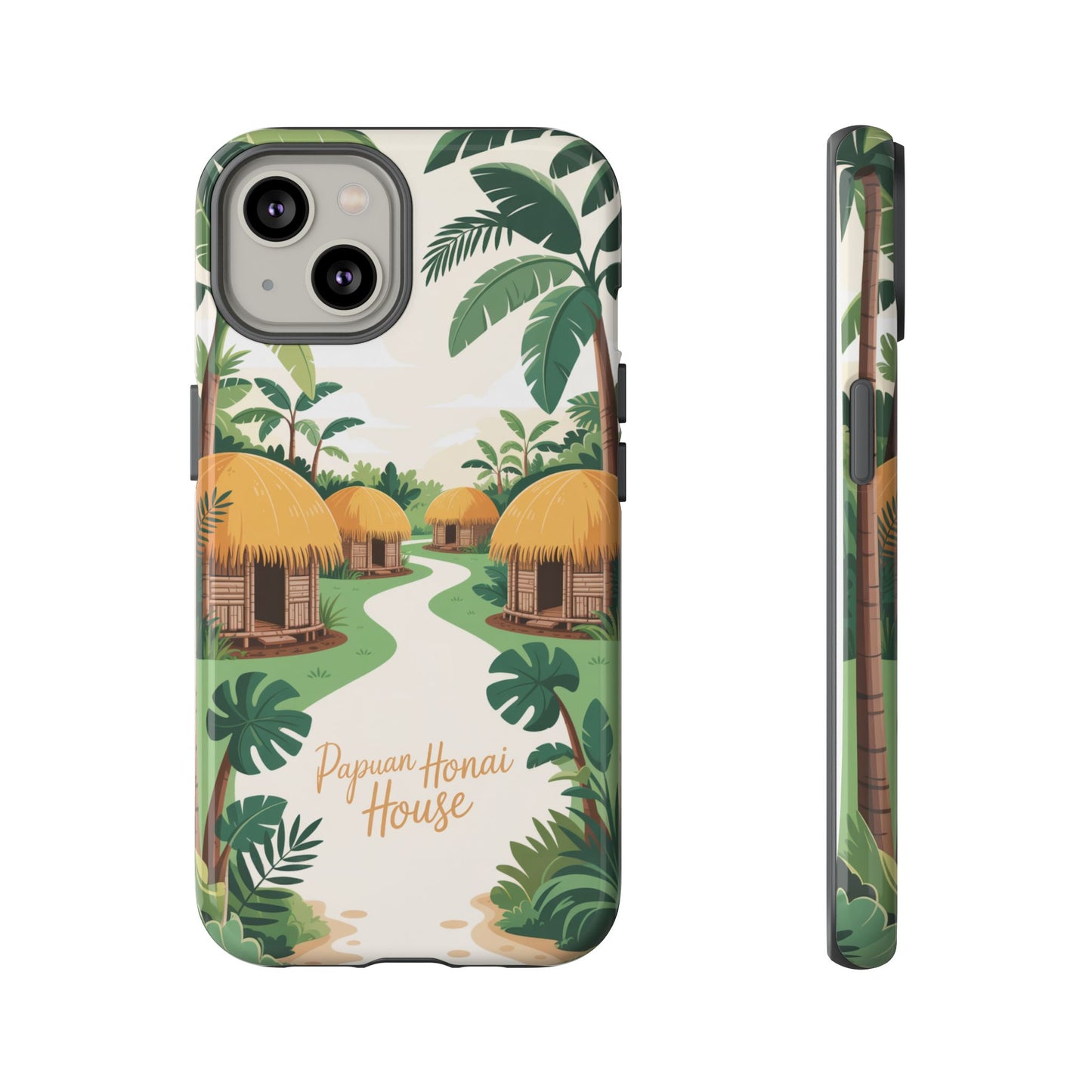 Papuan Honai House Design - 2 - Phone Case