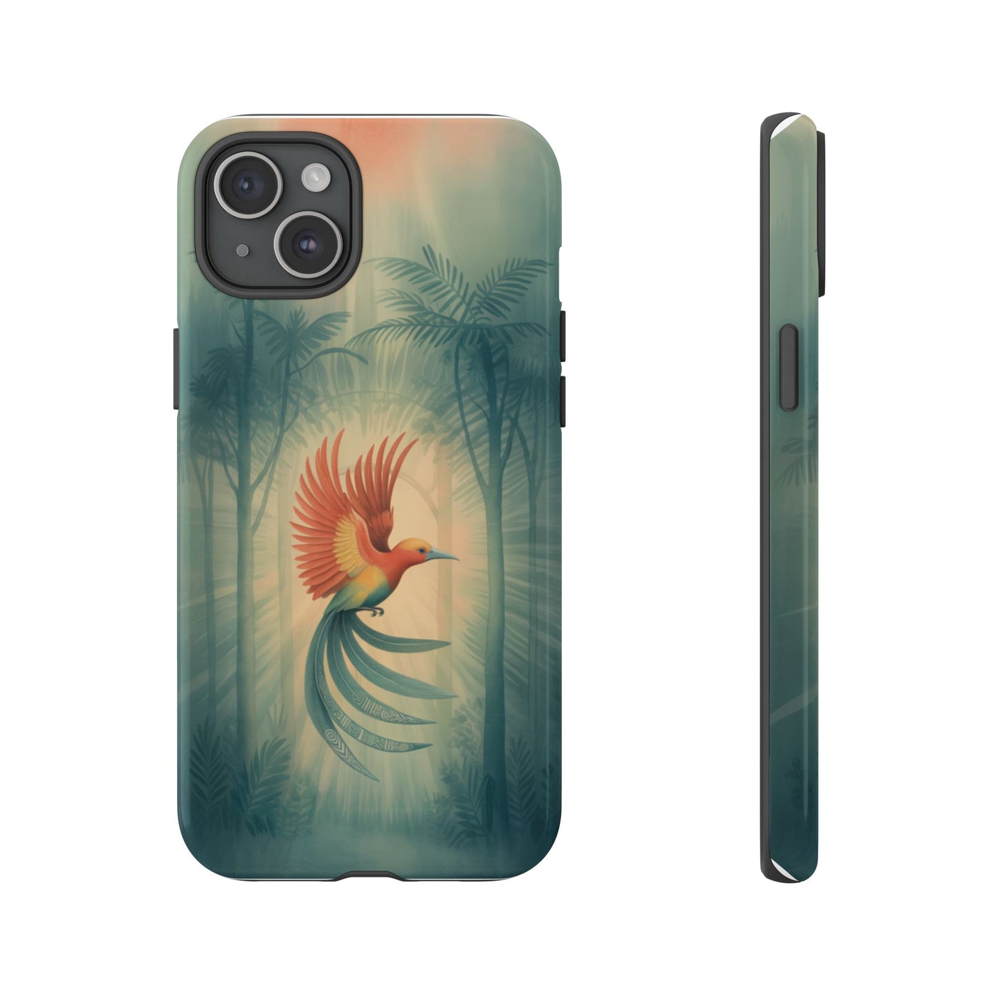 Bird Of Paradise Retro - Phone Case