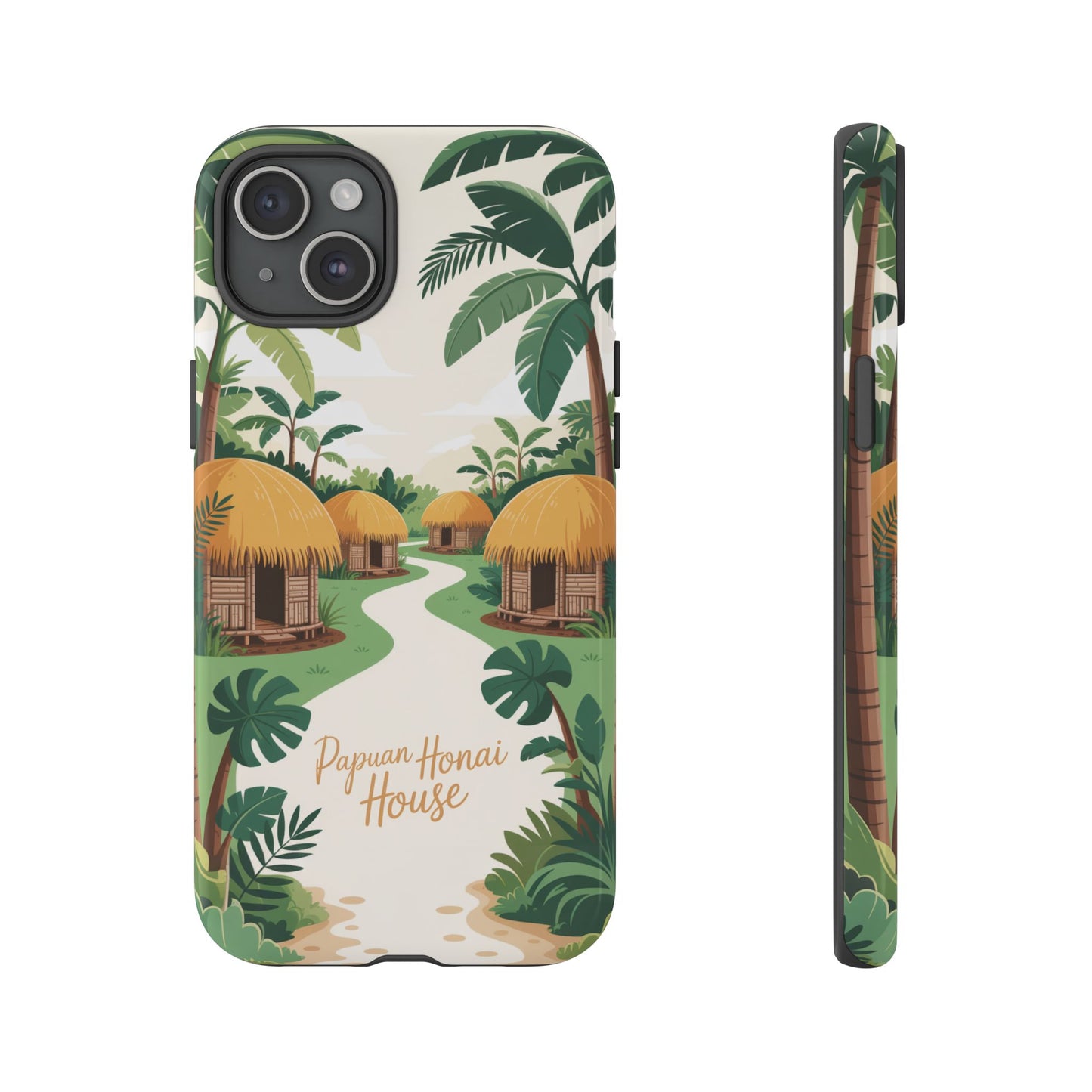 Papuan Honai House Design - 2 - Phone Case