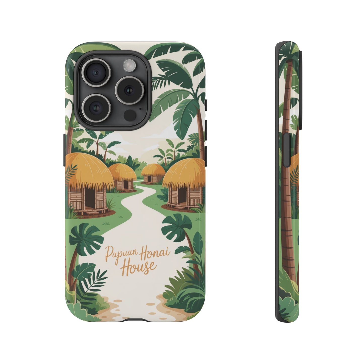 Papuan Honai House Design - 2 - Phone Case