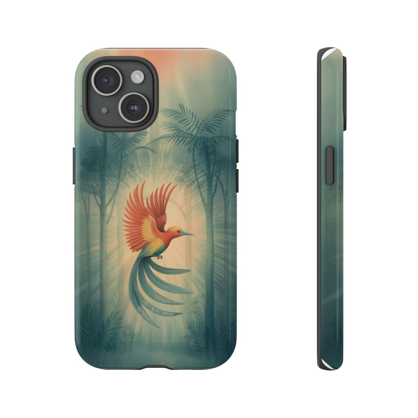 Bird Of Paradise Retro - Phone Case