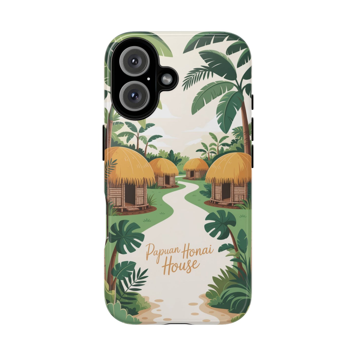 Papuan Honai House Design - 2 - Phone Case