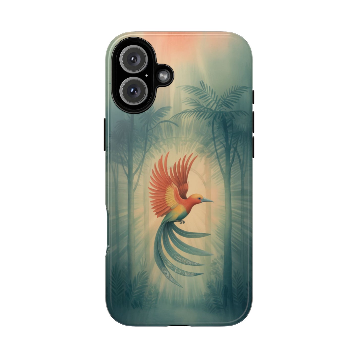 Bird Of Paradise Retro - Phone Case