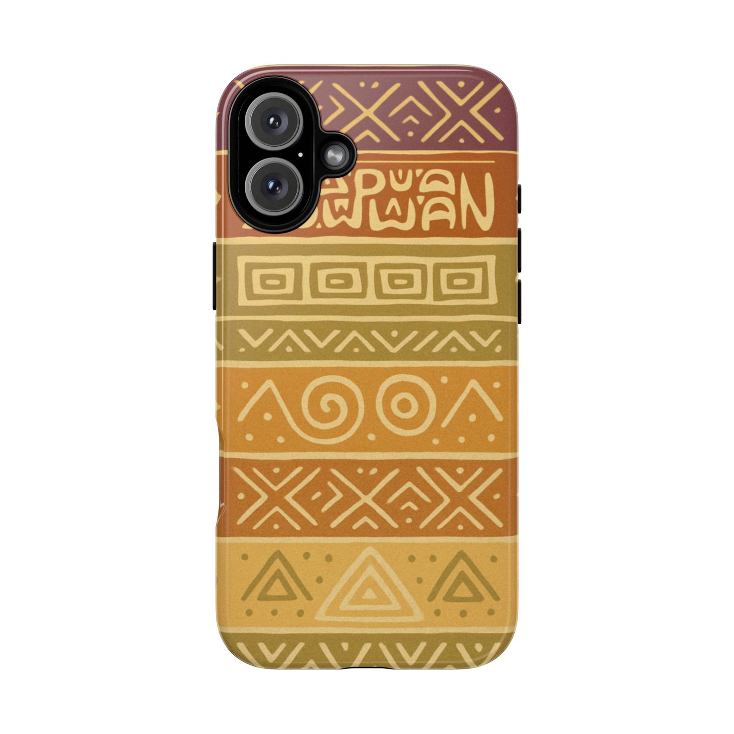 Soft Tribal Design, Papuan Culture - Phone Case