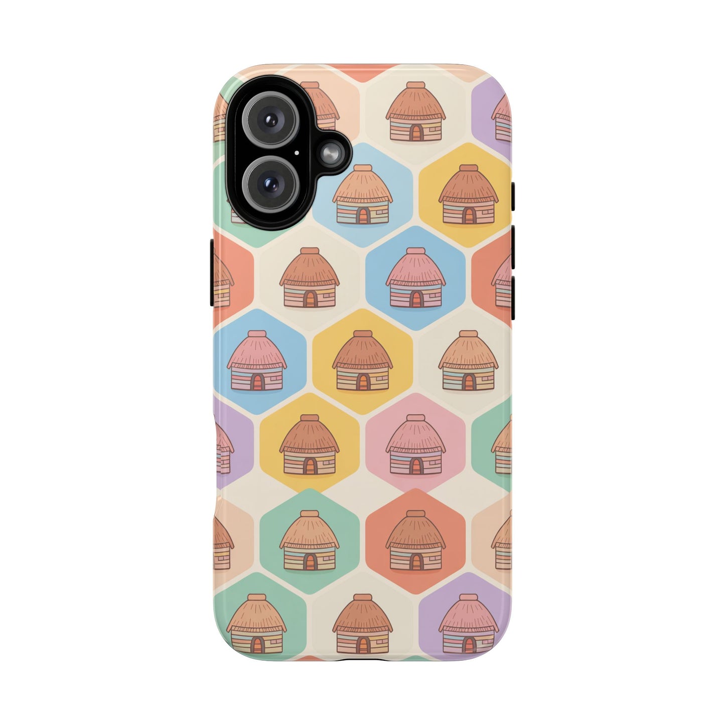 Honai Houses Pattern - Phone Cases