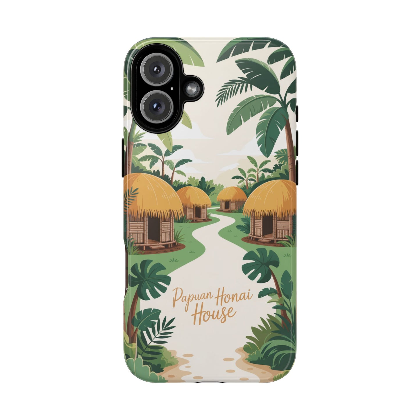 Papuan Honai House Design - 2 - Phone Case