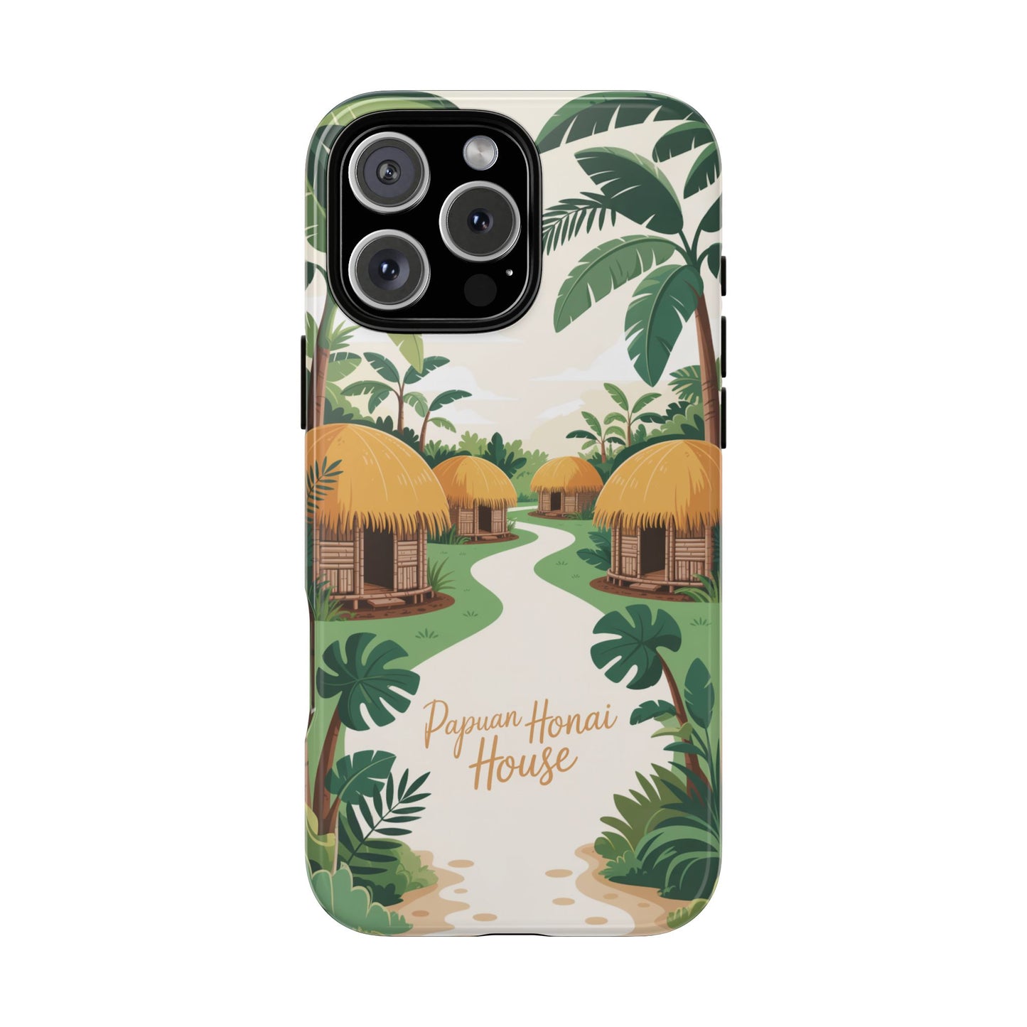 Papuan Honai House Design - 2 - Phone Case