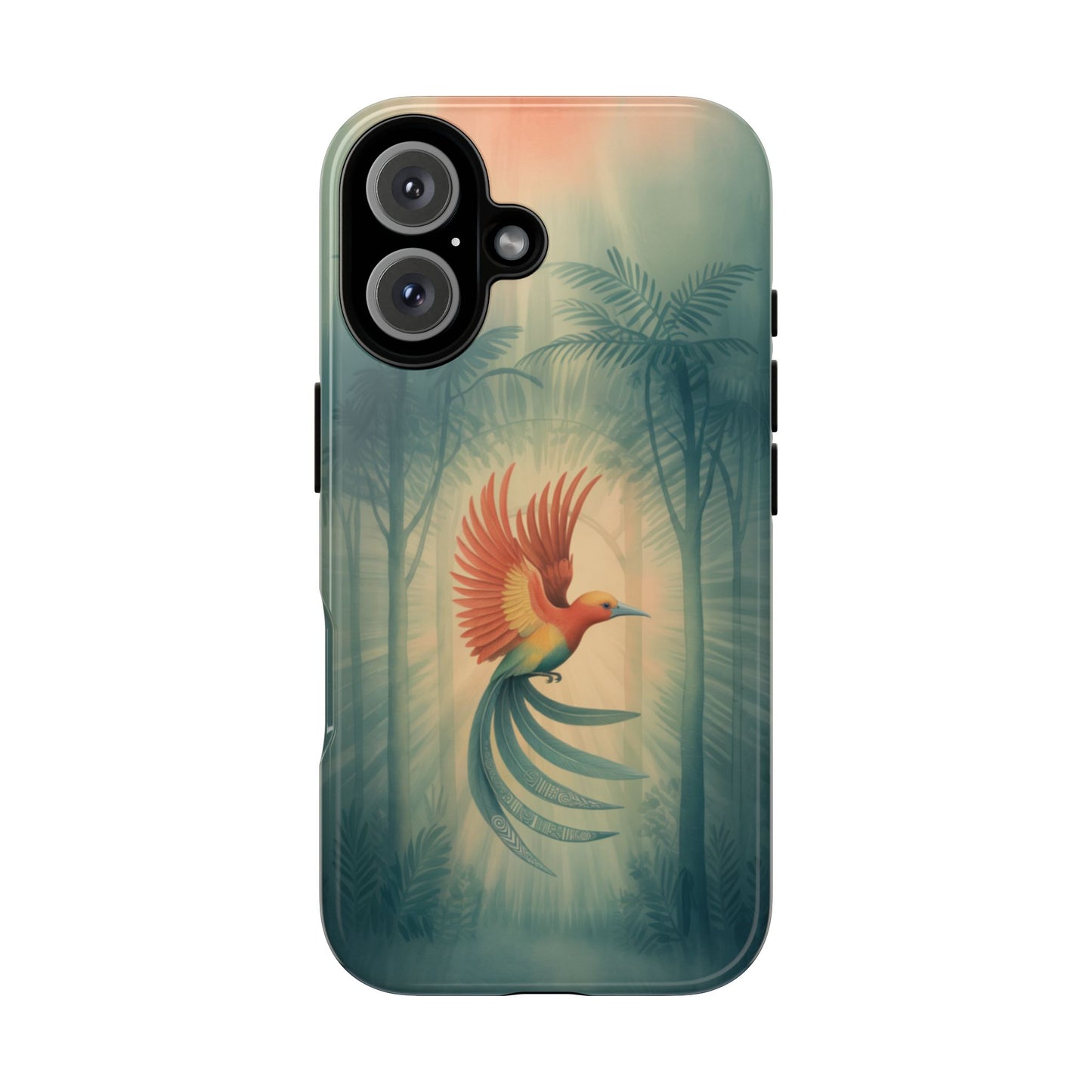 Bird Of Paradise Retro - Phone Case
