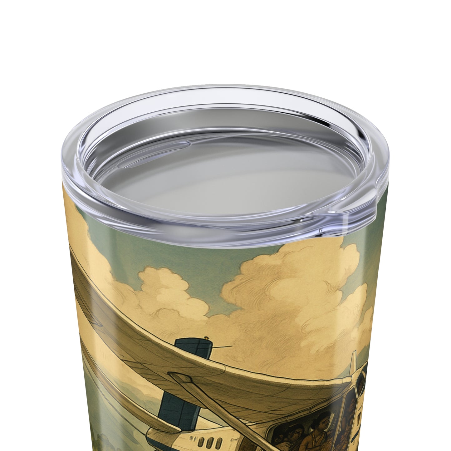 Papuan TaxiTumbler 20oz | Adventure Travel Mug, Pilot Gift, Unique Coffee Cup, Outdoor Explorer, Aviation Lover's Tumbler