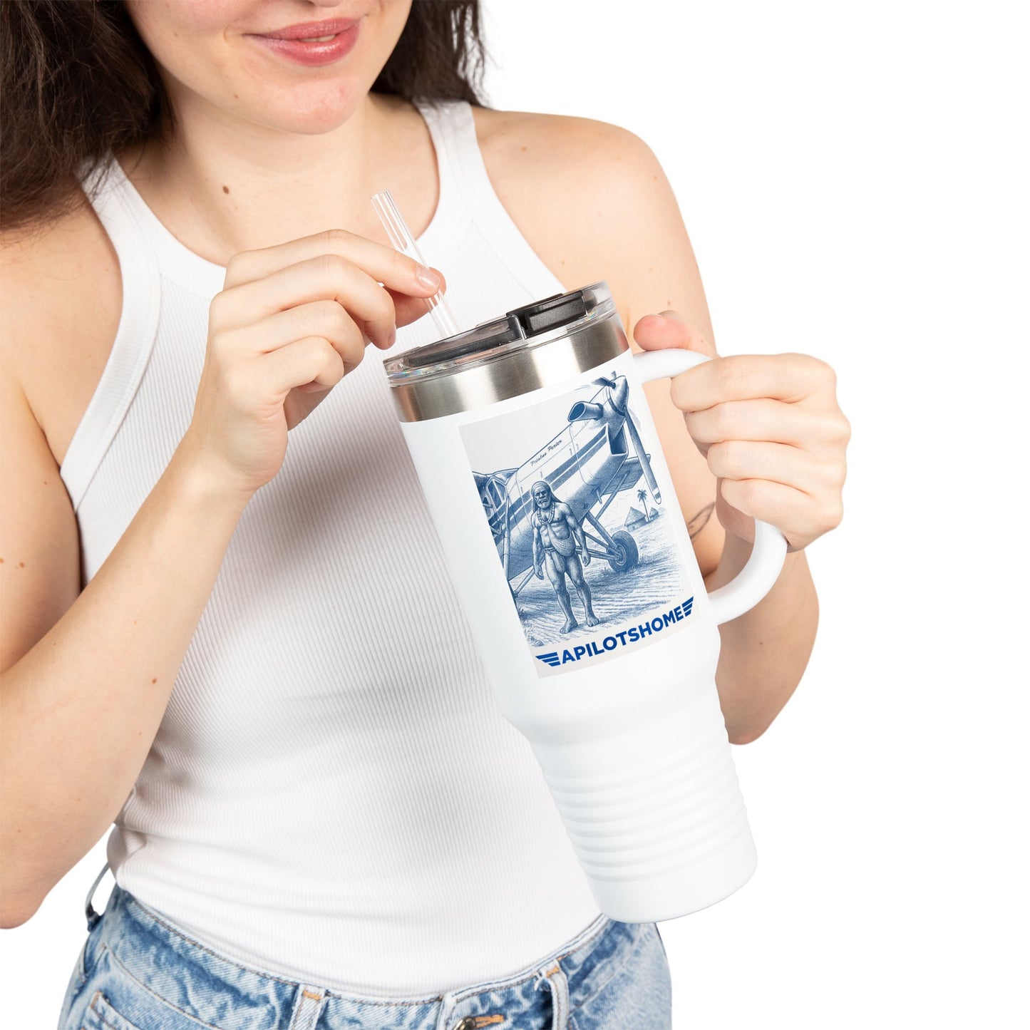 Yohanes Kegou Tumbler – Honoring the Spirit of Papuan Villages
