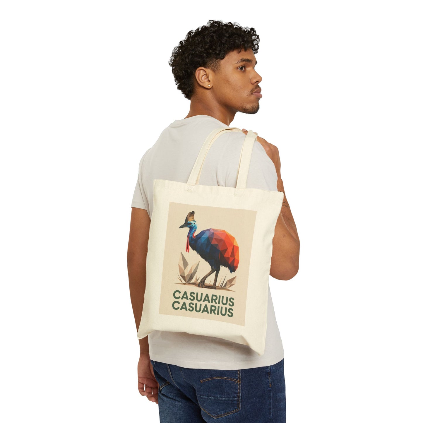Casuarius Casuarius Canvas Tote – Tropical Wildlife Design