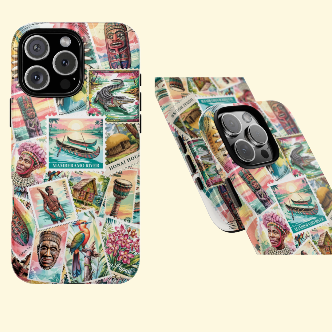 Papuan Stamp Collection Bundle I 3-Piece Tech Accessory Set