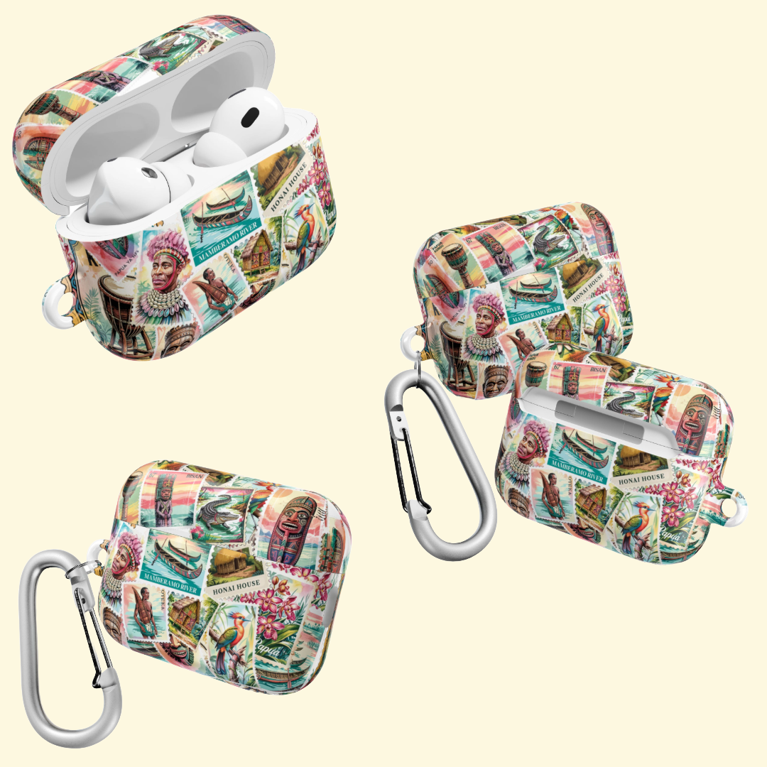 Papuan Stamp Collection Bundle I 3-Piece Tech Accessory Set