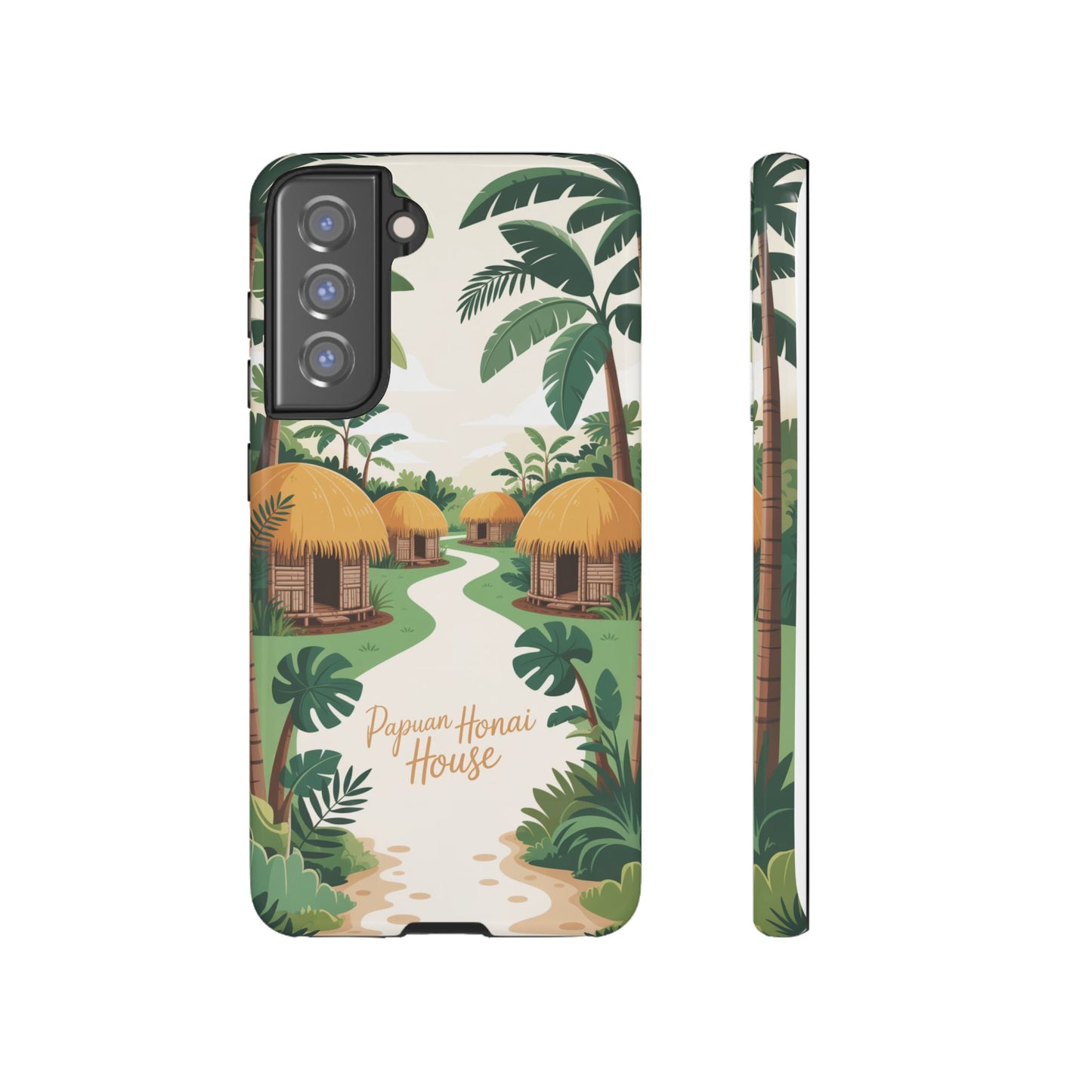 Papuan Honai House Design - 2 - Phone Case