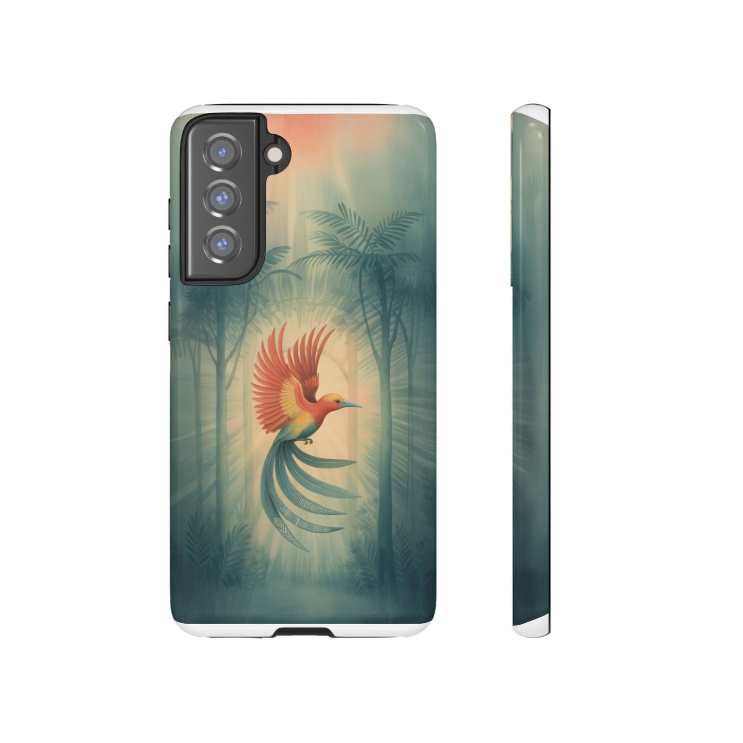 Bird Of Paradise Retro - Phone Case