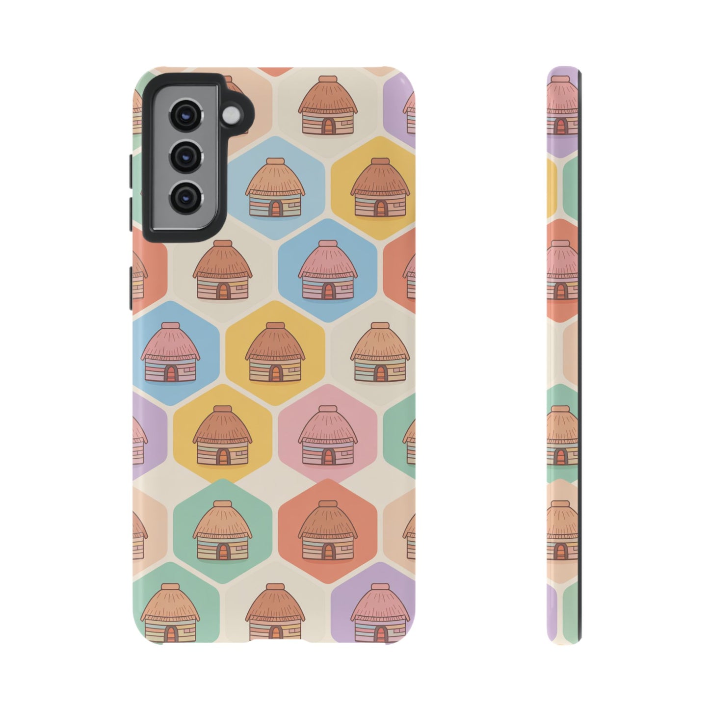 Honai Houses Pattern - Phone Cases