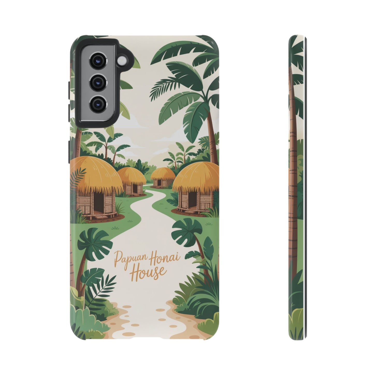 Papuan Honai House Design - 2 - Phone Case