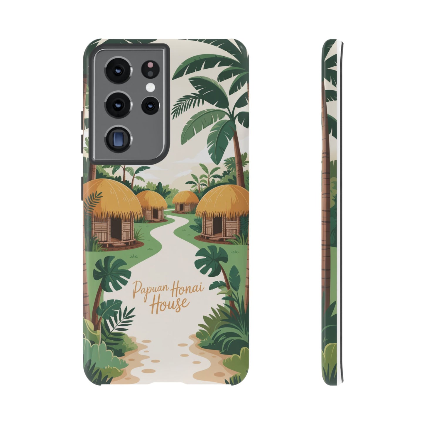 Papuan Honai House Design - 2 - Phone Case
