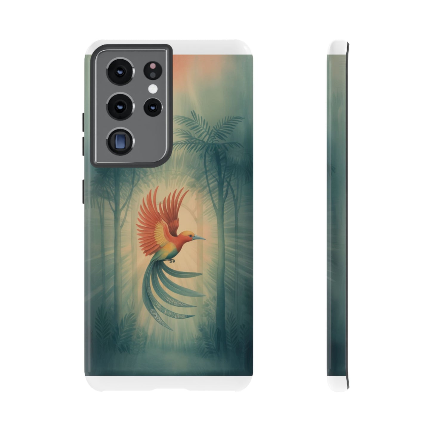 Bird Of Paradise Retro - Phone Case