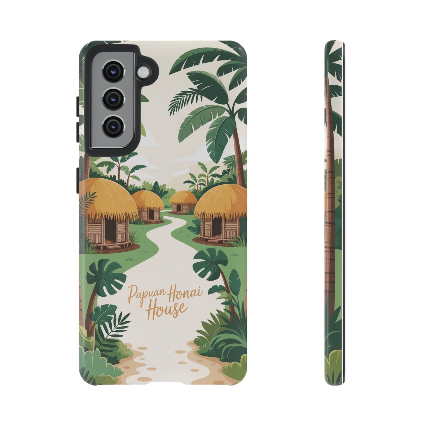 Papuan Honai House Design - 2 - Phone Case