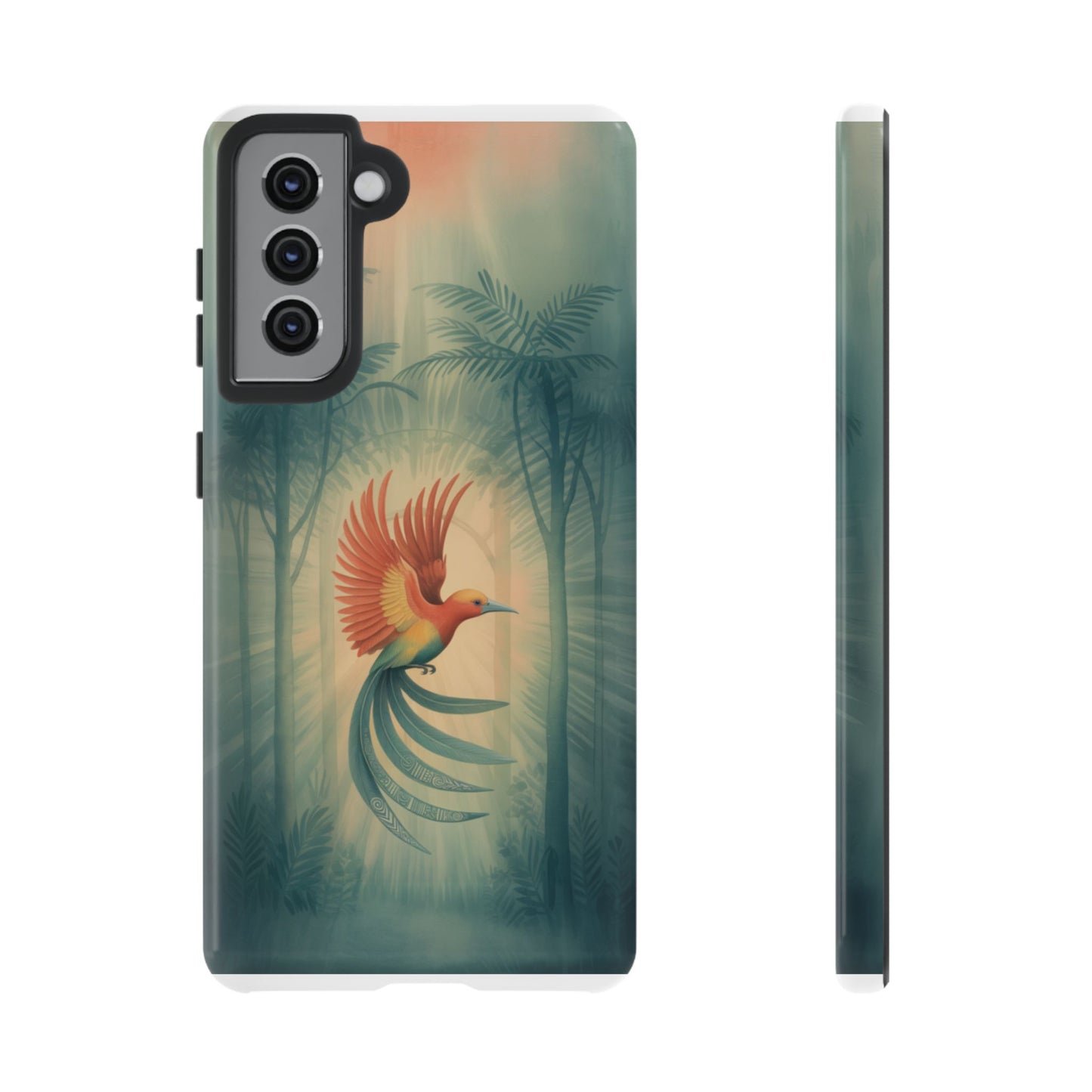 Bird Of Paradise Retro - Phone Case