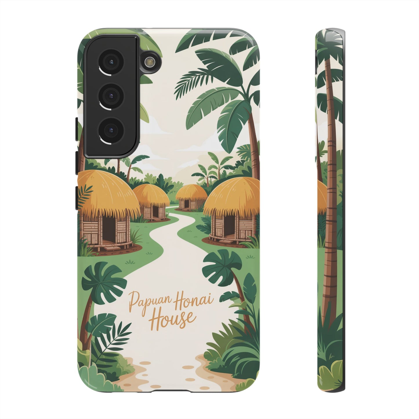Papuan Honai House Design - 2 - Phone Case