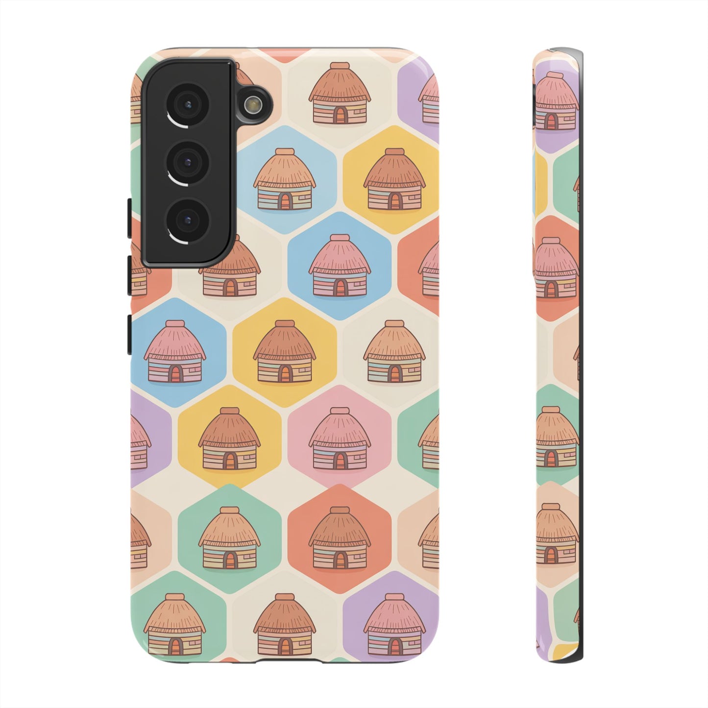Honai Houses Pattern - Phone Cases