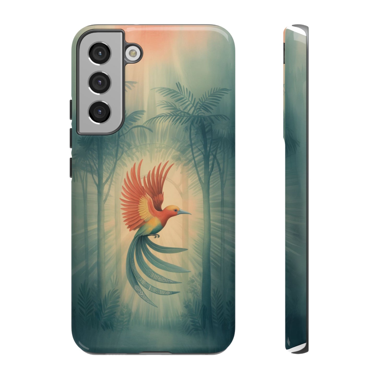 Bird Of Paradise Retro - Phone Case