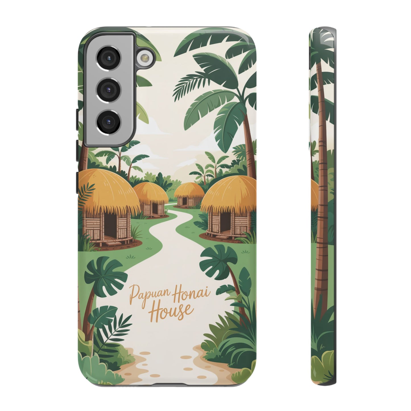 Papuan Honai House Design - 2 - Phone Case